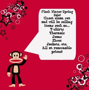 Flash Winter/Spring Sale!!!